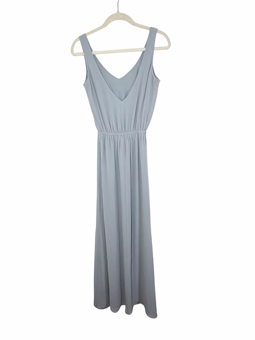 Show Me Your MuMu Pale Blue Sleeveless V-Neck Maxi Dress - Picture 4 of 12